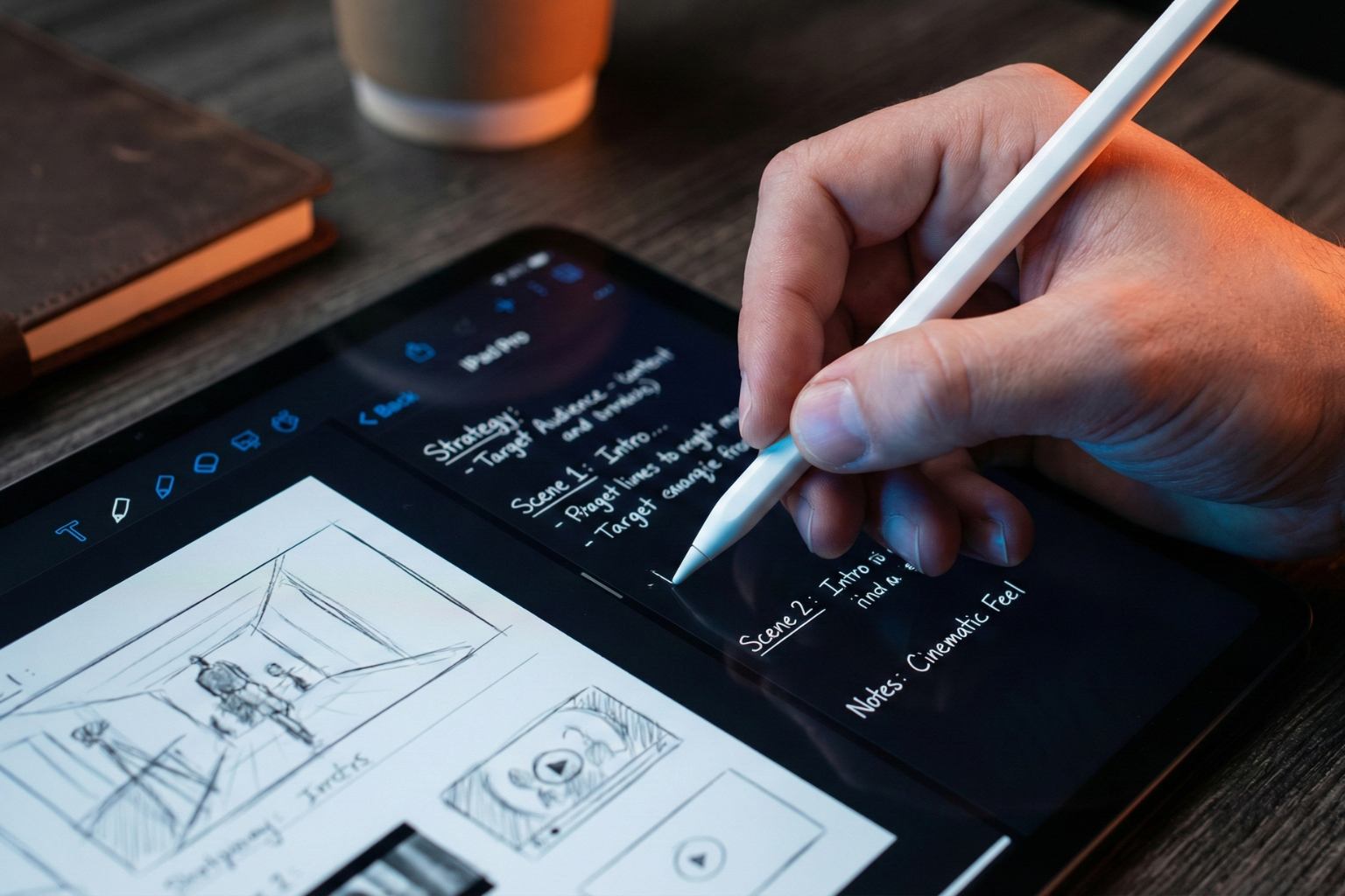 Planowanie strategii na tablecie